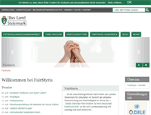 Tablet Screenshot of fairstyria.at